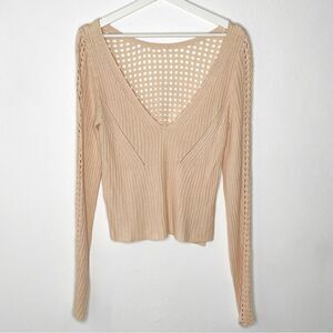 Free People Starlight Tunic Ribbed in Hushed Grain NWT - US M